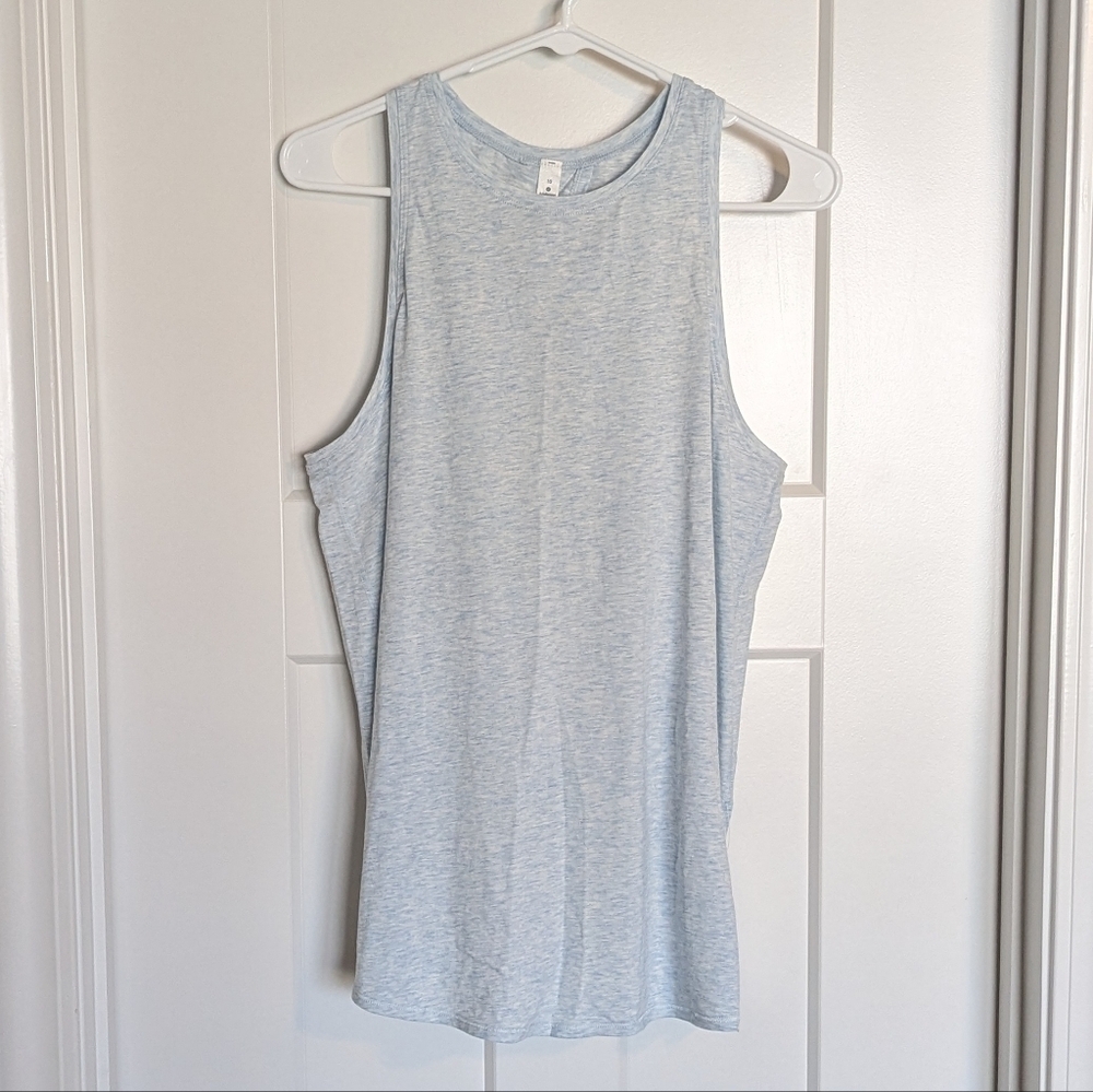Lululemon NWT All Tied Up Tank - Heathered Breezy Blue sz 10